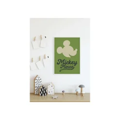 Best Komar Wandbild Mickey Mouse Green Head 40x50 cm