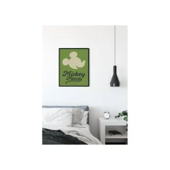 Best Komar Wandbild Mickey Mouse Green Head 40x50 cm