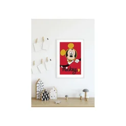 Best Komar Wandbild Mickey Mouse Magnifying Glass 40x50 cm
