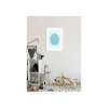 Sale Komar Wandbild Shelly Patterns Aqua 40x50 cm