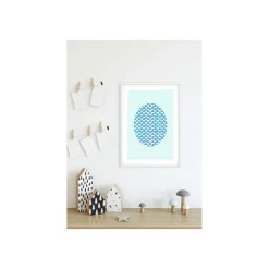 Sale Komar Wandbild Shelly Patterns Aqua 40x50 cm