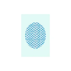 Sale Komar Wandbild Shelly Patterns Aqua 40x50 cm