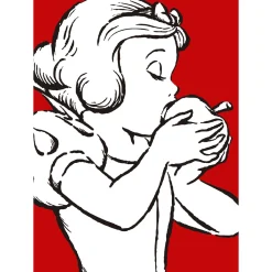 Discount Komar Wandbild Snow White Apple Bite red 40x50 cm