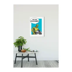 Best Komar Wandbild Star Wars Classic Comic Quote Droids 50x70 cm