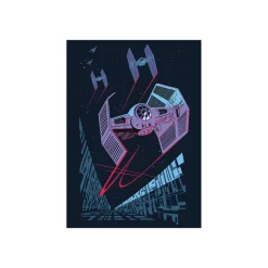 Clearance Komar Wandbild Star Wars Classic Vector TIE-Fighter 40x50 cm