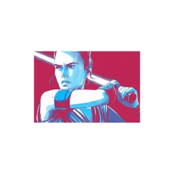 Best Komar Wandbild Star Wars Faces Rey 70x50 cm