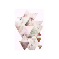 Sale Komar Wandbild Triangles Red 50x70 cm