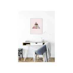 Clearance Komar Wandbild Triangles Top Red 50x70 cm