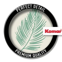Best Komar Wandbild Winter Tropics Black Panther Palm Leaf 40x50 cm