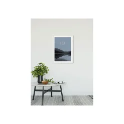 Sale Komar Wandbild Word Lake Hush Steel 50x70 cm