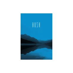 Discount Komar Wandbild Word Lake Hush Blue 50x70 cm