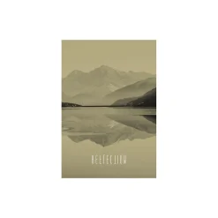 Sale Komar Wandbild Word Lake Reflection Sand 50x70 cm