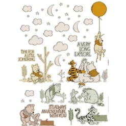 New Komar Wandtattoo Winnie the Pooh Woodland 50x70 cm