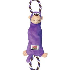 Clearance KONG Hundespielzeug Tugger Knots Affe lila 36 cm