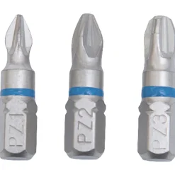 Outlet Krone Bit-Set PZ 1-2-3 Torsion 25 mm 3-teilig