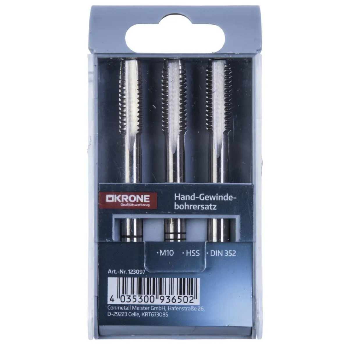 Outlet Krone Gewindebohrer-Satz HSS M10 3-teilig