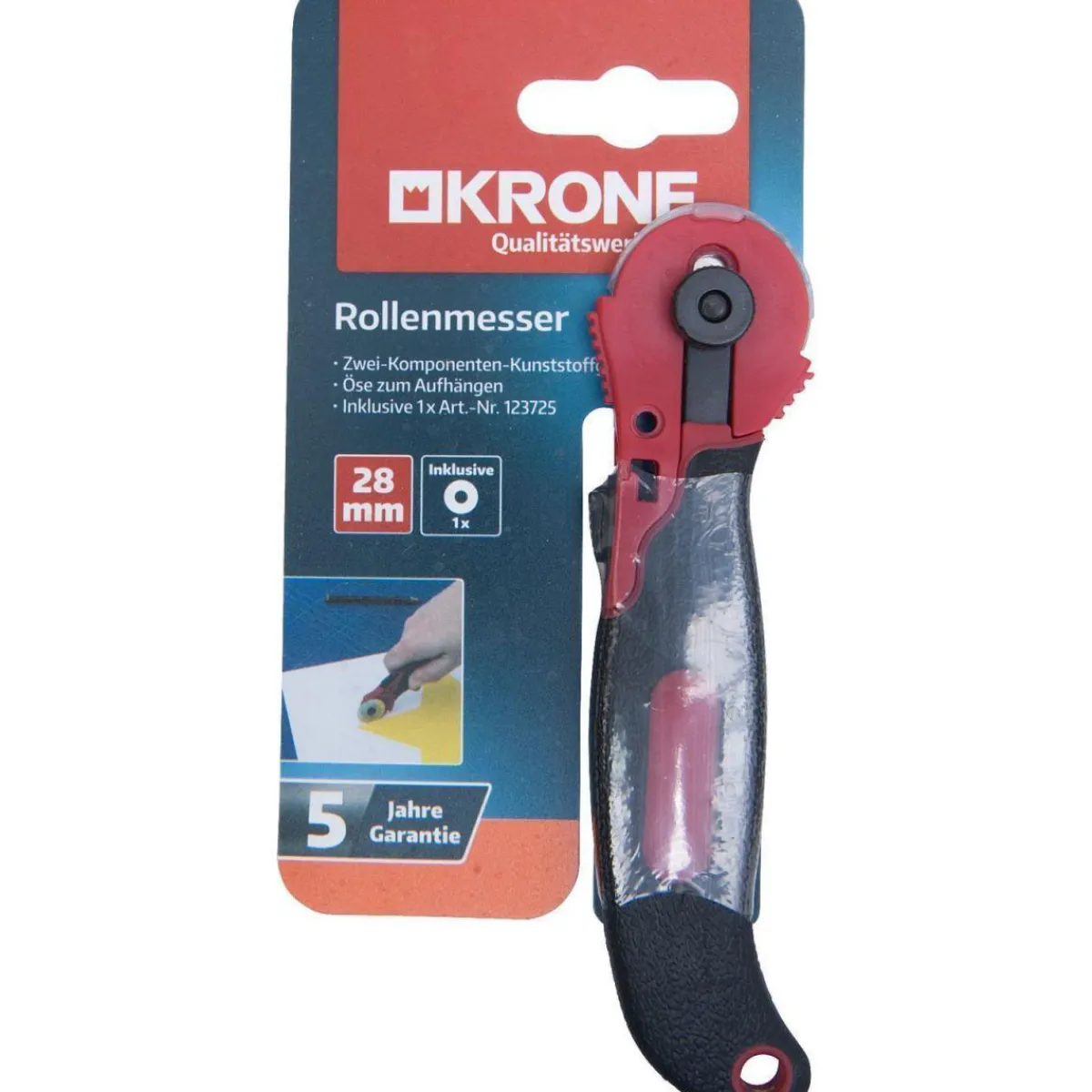 Clearance Krone Rollenmesser 28 mm2-Komponenten-Griff
