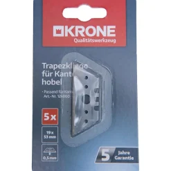 Best Krone Trapez-Klinge 53 x 19 x 0,5 mm 5 Stück