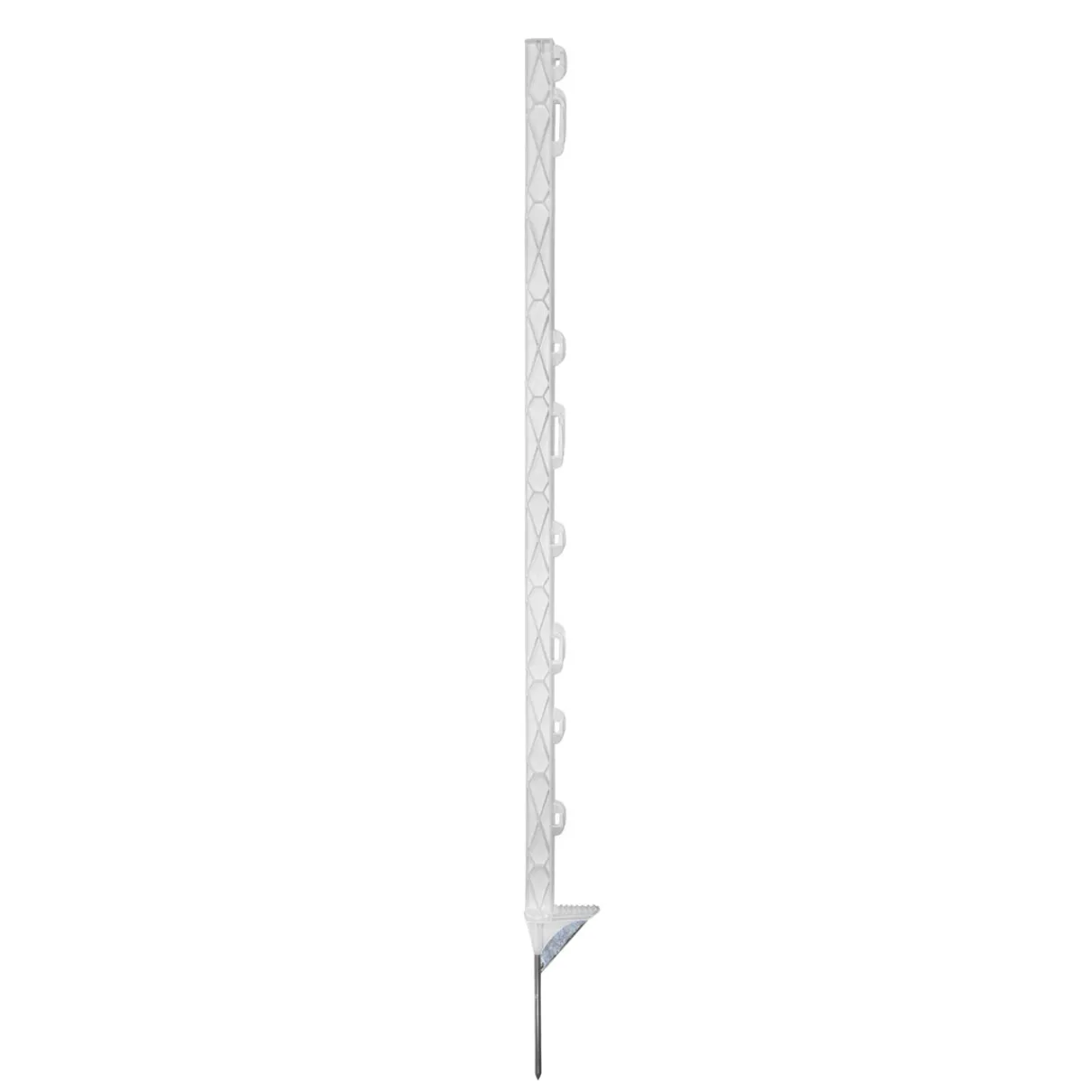 Kunststoffpfahl Titan Plus 110 cm weiß 5 Stück