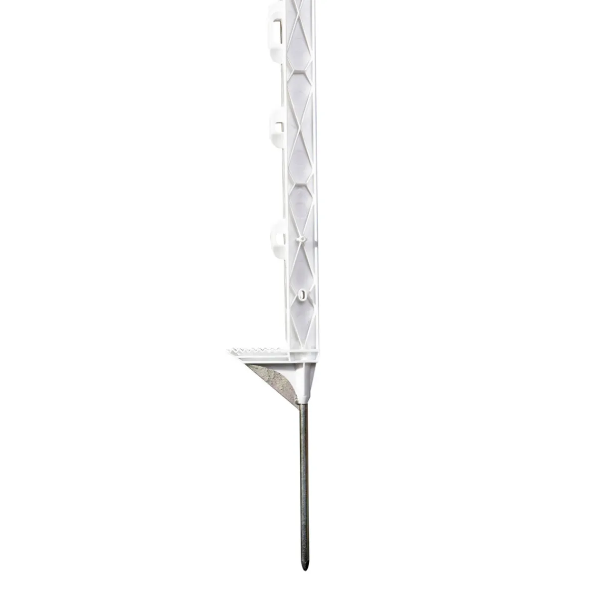 Kunststoffpfahl Titan Plus 110 cm weiß 5 Stück