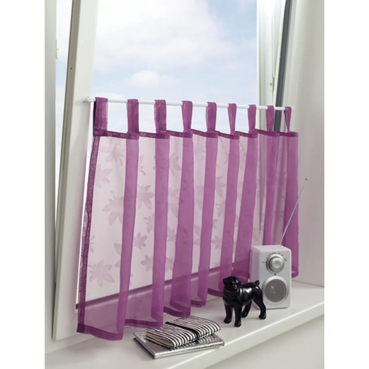 Discount Gardinia K-Vitragest. extra 80cm weiß