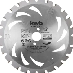 Sale kwb Dünnschnitt-Kreissägeblatt Easy Cut Durchmesser 165 mm