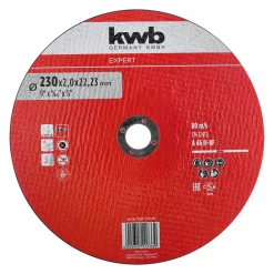 Sale kwb Expert Inox-Gewebetrennscheibe für Metall gerade extradünn Ø 230 x 2 mm