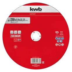 Sale kwb Expert Inox-Gewebetrennscheibe für Metall gerade extradünn Ø 230 x 2 mm