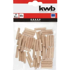Outlet kwb Hollzdübel 6 x 30 mm 50 Stück