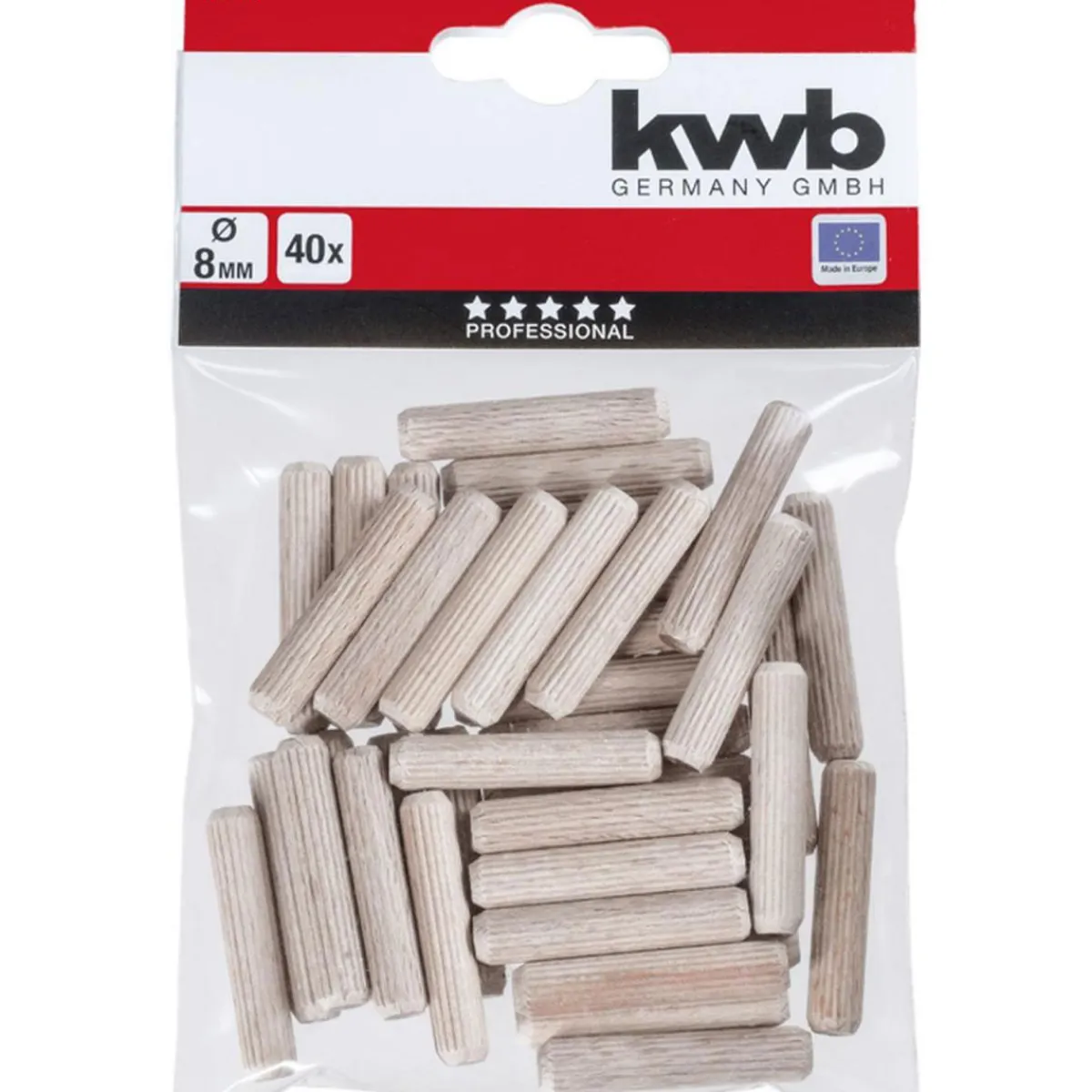 kwb Hollzdübel 8 x 40 mm 40 Stück