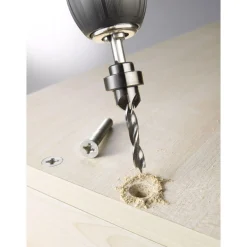 Hot kwb Holzspiralbohrer-Set mit Aufstecksenker und Tiefenstop 3 teilig Durchmesser 5 mm