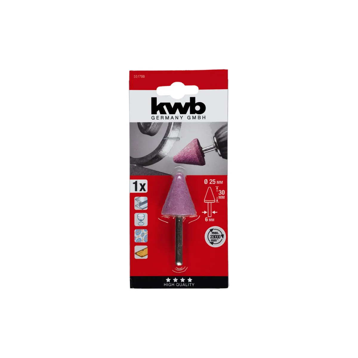 Outlet kwb Keramischer Schleifstift 25x30 mm