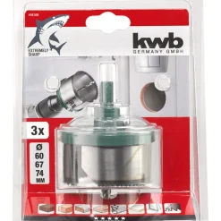 Clearance kwb Mehrkranzlochsäge 3 teilig