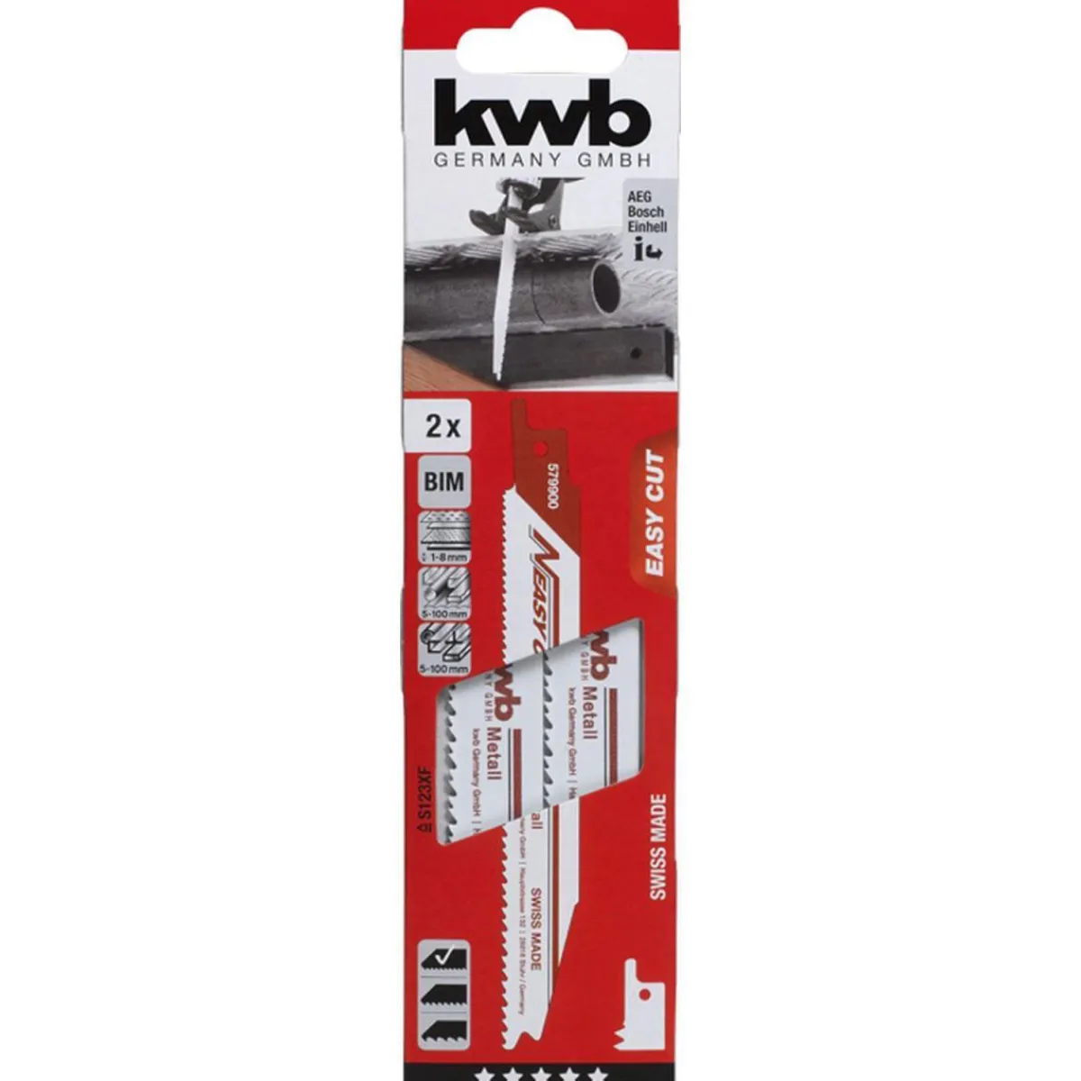 Hot kwb Säbelsägeblätter Easy Cut Metallbearbeitung