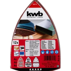 Sale kwb Schleifdreiecke Quick Stick Holz und Metall