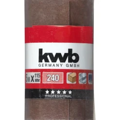 Sale kwb Schleifmittel-Rollen Holz und Metall 5 m x 115 mm K240