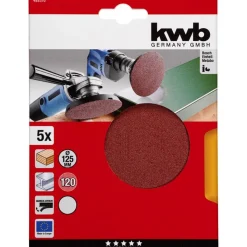 Online kwb Schleifscheiben Quick-Stick Holz und Metall Durchmesser 125 mm K120