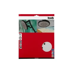 Hot kwb Schleifscheiben Quick-Stick Holz und Lack Silberschliff Durchmesser 225 mm