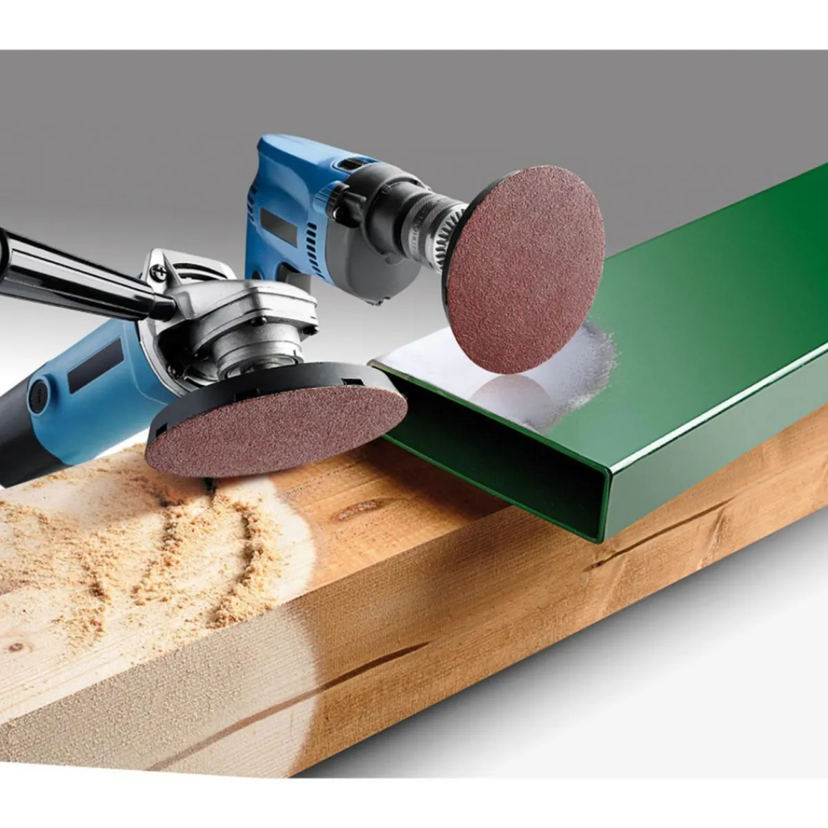 Discount kwb Schleifscheiben Quick-Stick Holz und Metall Durchmesser 115 mm K40