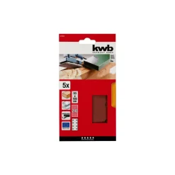 Best kwb Schleifstreifen Quick-Stick Holz und Metall 93 x 185 mm K240