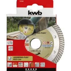 Best kwb Trennscheiben Aggreso-Flex Gold-Line Diamant Durchmesser 125 mm