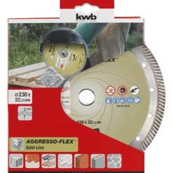 Outlet kwb Trennscheiben Aggreso-Flex Gold-Line Diamant Durchmesser 230 mm