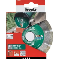 Discount kwb Trennscheiben Diamant Cut-Fix Green-Line Durchmesser 115 mm