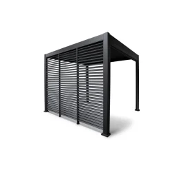 Best Lamellenwand 300-Serie anthrazit 0,9 x 2,4 m