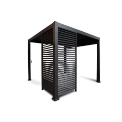 Best Lamellenwand 300-Serie anthrazit 0,9 x 2,4 m