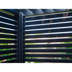 Best Lamellenwand 300-Serie anthrazit 0,9 x 2,4 m