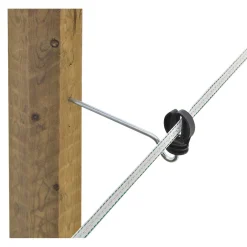 New Langstiel-Bandisolator 22 cm schwarz 10 Stück