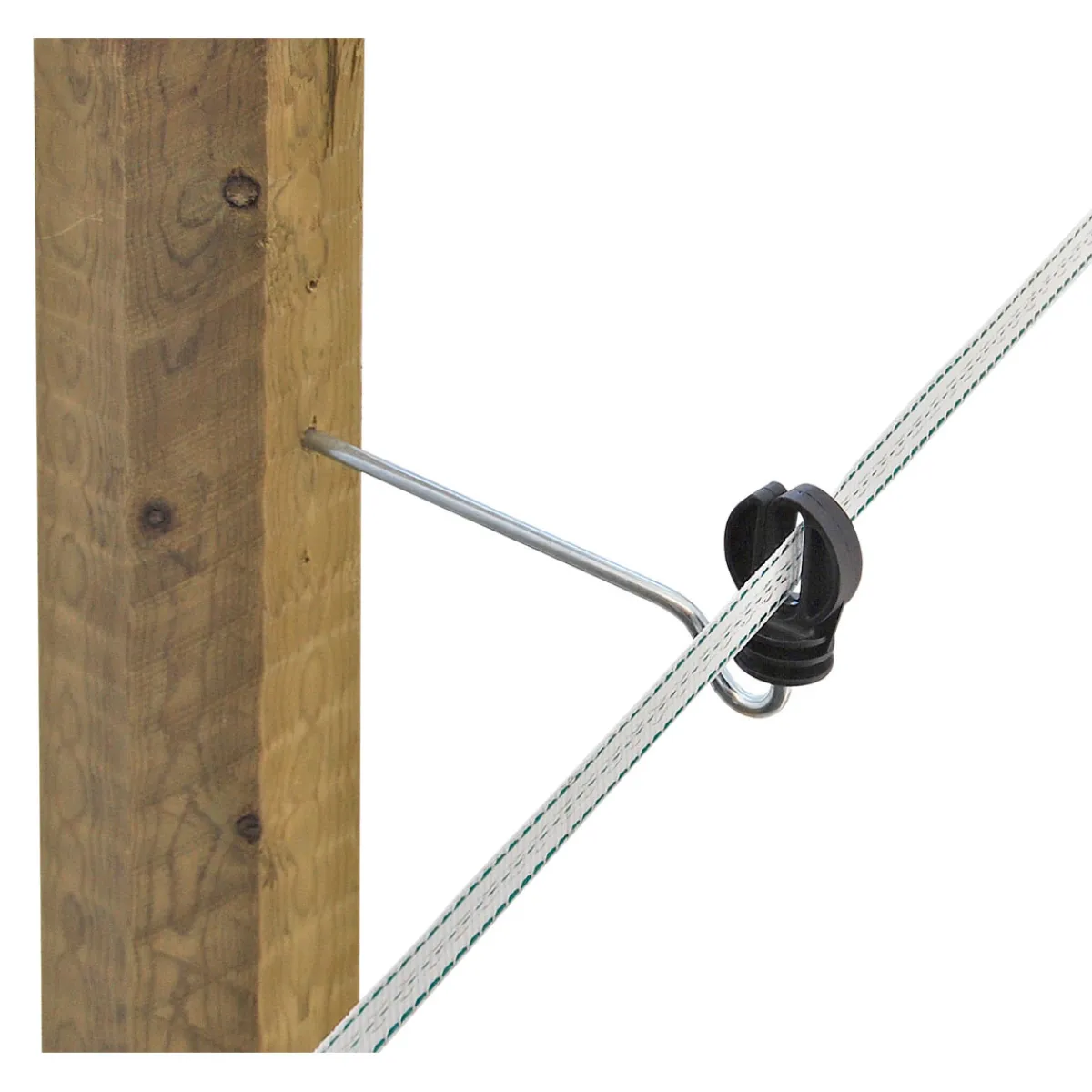 New Langstiel-Bandisolator 22 cm schwarz 10 Stück