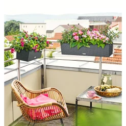 Discount LECHUZA Blumenkasten Balconera Cottage 50 granit