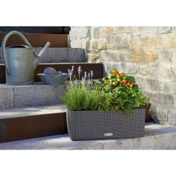 Discount LECHUZA Blumenkasten Balconera Cottage 50 granit